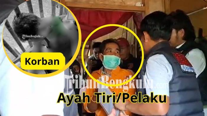 Rekonstruksi 28 Adegan Pembunuhan Anak Tiri di Bengkulu Tengah, Banyak Keterangan Pelaku Janggal