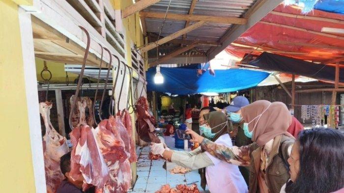 Sidak Pasar, Distankan Rejang Lebong Temukan Cacing di Hati Sapi: Selektif Pilih Jeroan