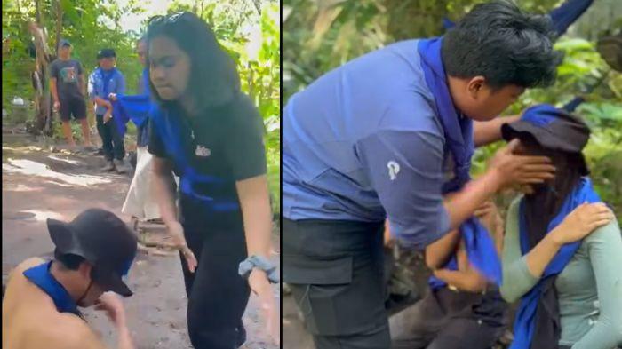 Viral video orientasi pecinta alam di Bitung Sulawesi Utara lakukan pemukulan terhadap anggota baru, Kamis (2/10/2025).