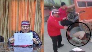 Bupati-Kutai-Barat-FX-Yapan-Menunjukan-Perjanjian-Damai-kiri-dan-Aksi-Arogan-Ajudan-Bupati-ghh.jpg