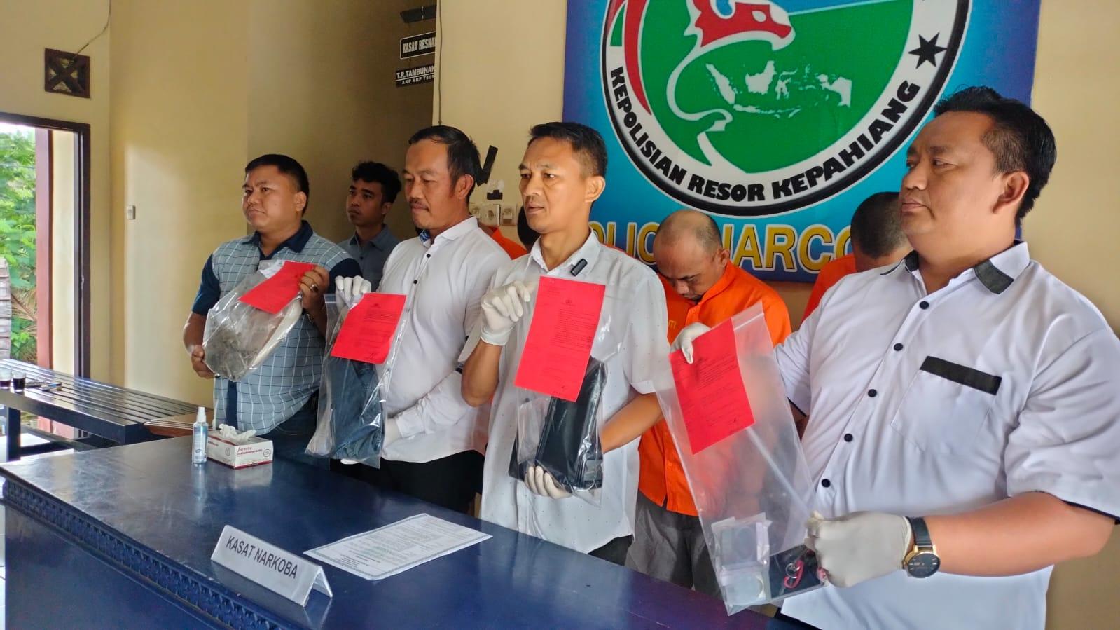 Operasi Antik Nala 2023, Polres Kepahiang Tangkap 3 Pengedar dan 1 Kurir Narkoba