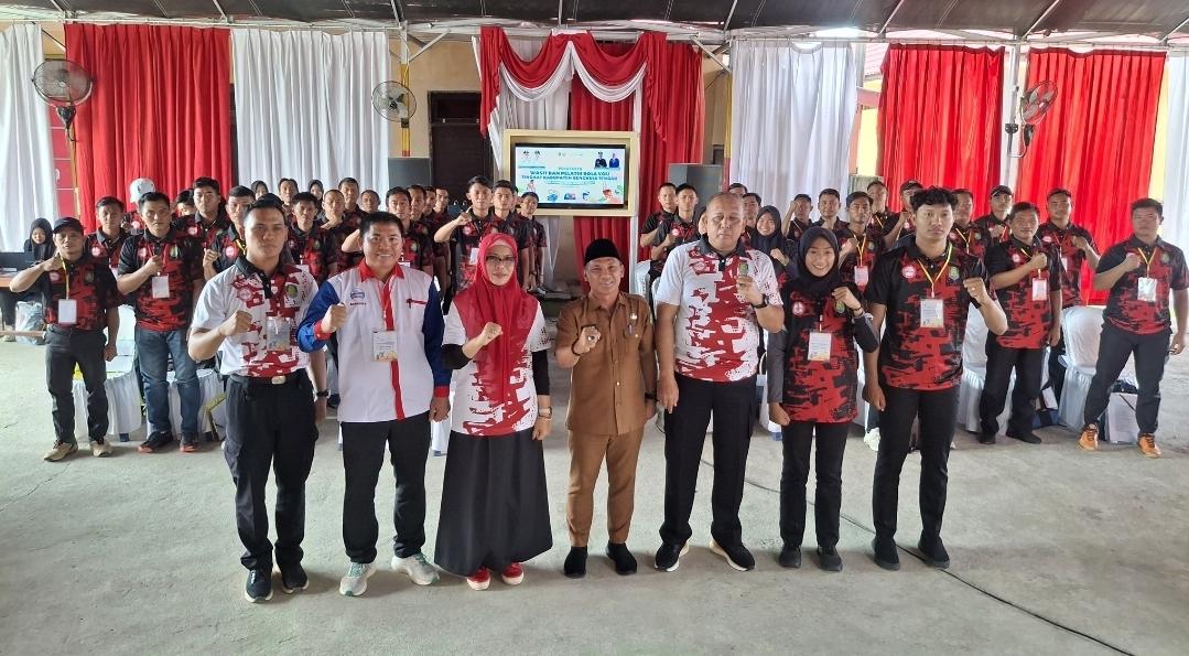 Dispora Bengkulu Tengah Gelar Penataran Wasit dan Pelatih Voli, Tingkatkan Kualitas hingga ke Desa