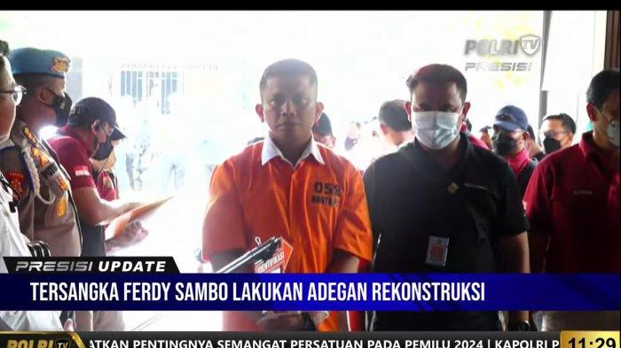Rekonstruksi Kasus Brigadir J, Tiba-tiba Bharada E Diperankan Orang Lain saat Bertemu Ferdy Sambo
