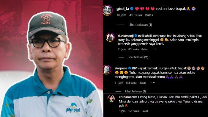 Instagram Cagub Maluku Utara Benny Laos Banjir Ucapan Duka, Dikenal Sosok yang Baik