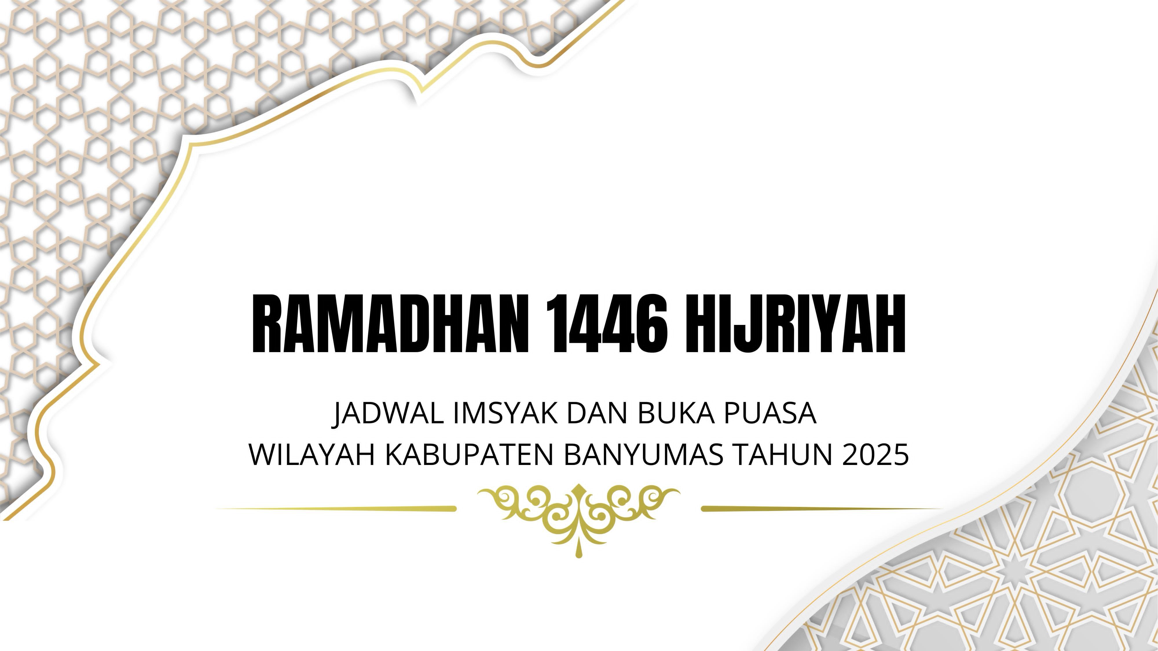 Jam Berapa Buka Puasa Kabupaten Banyumas Hari ini Minggu 2 Maret 2025? Cek Waktu Imsak Juga