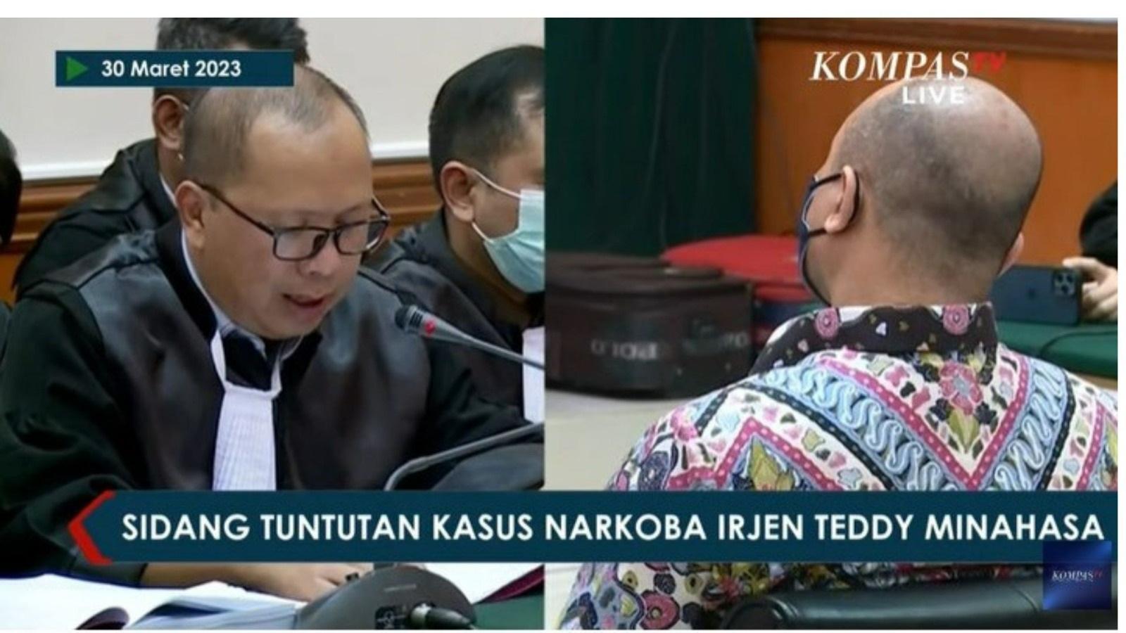 Terbukti Jual Sabu dan Nikmati Hasilnya, Alasan Jaksa Tuntut Mati Irjen Pol Teddy Minahasa