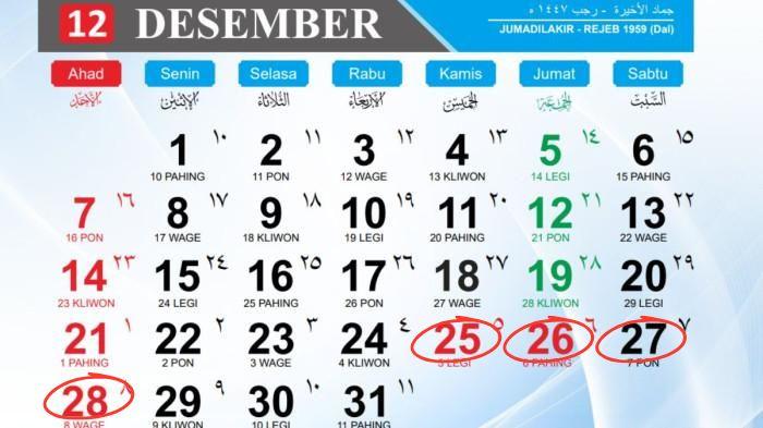 Kalender 2025: Ini Tanggal Libur Sekolah yang Pas dengan Long Weekend Akhir Tahun!