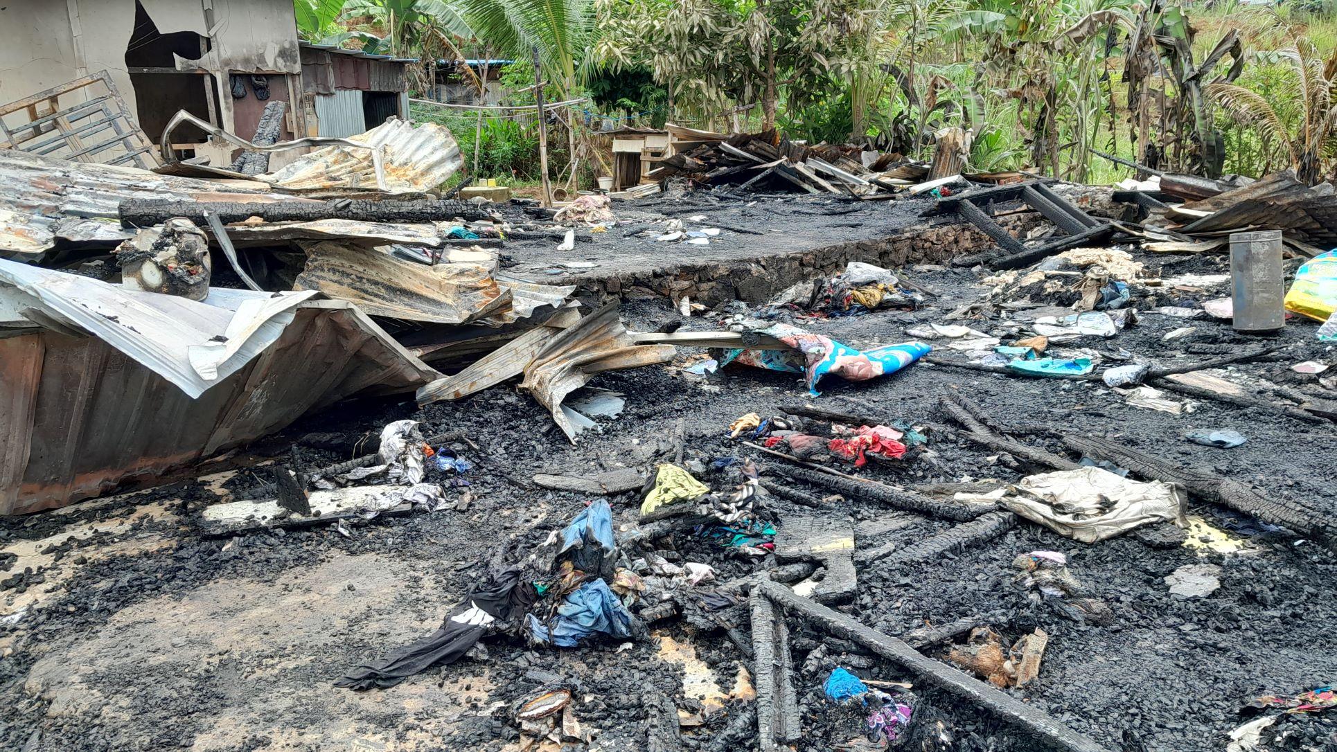 Kebakaran di RT 26 Bentiring Kota Bengkulu: 4 Anak Yatim Kehilangan Rumah, 1 Masih Balita