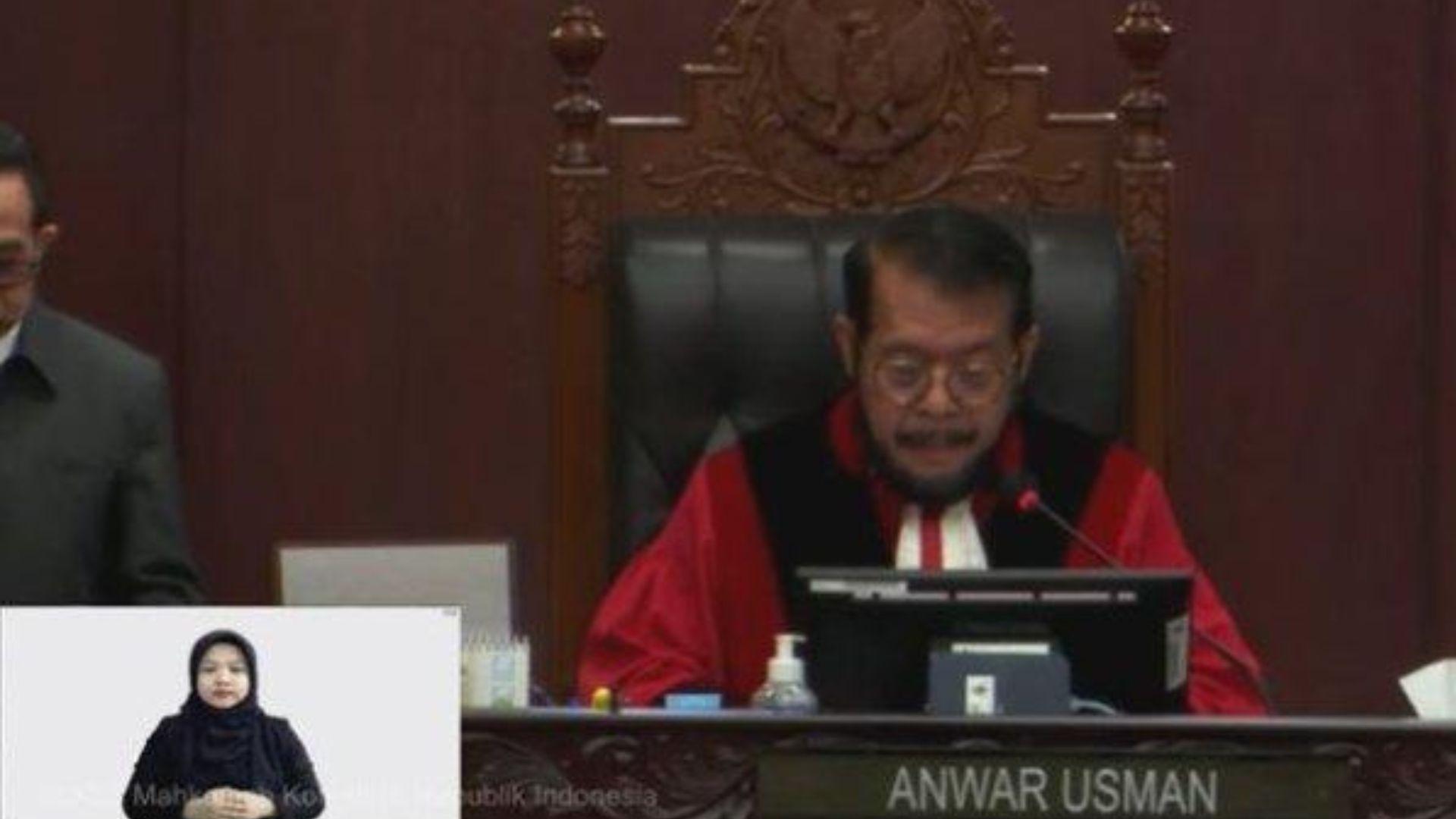 Hasil Putusan Sidang Etik Ketua MK, Anwar Usman Dipecat atau Diberhentikan