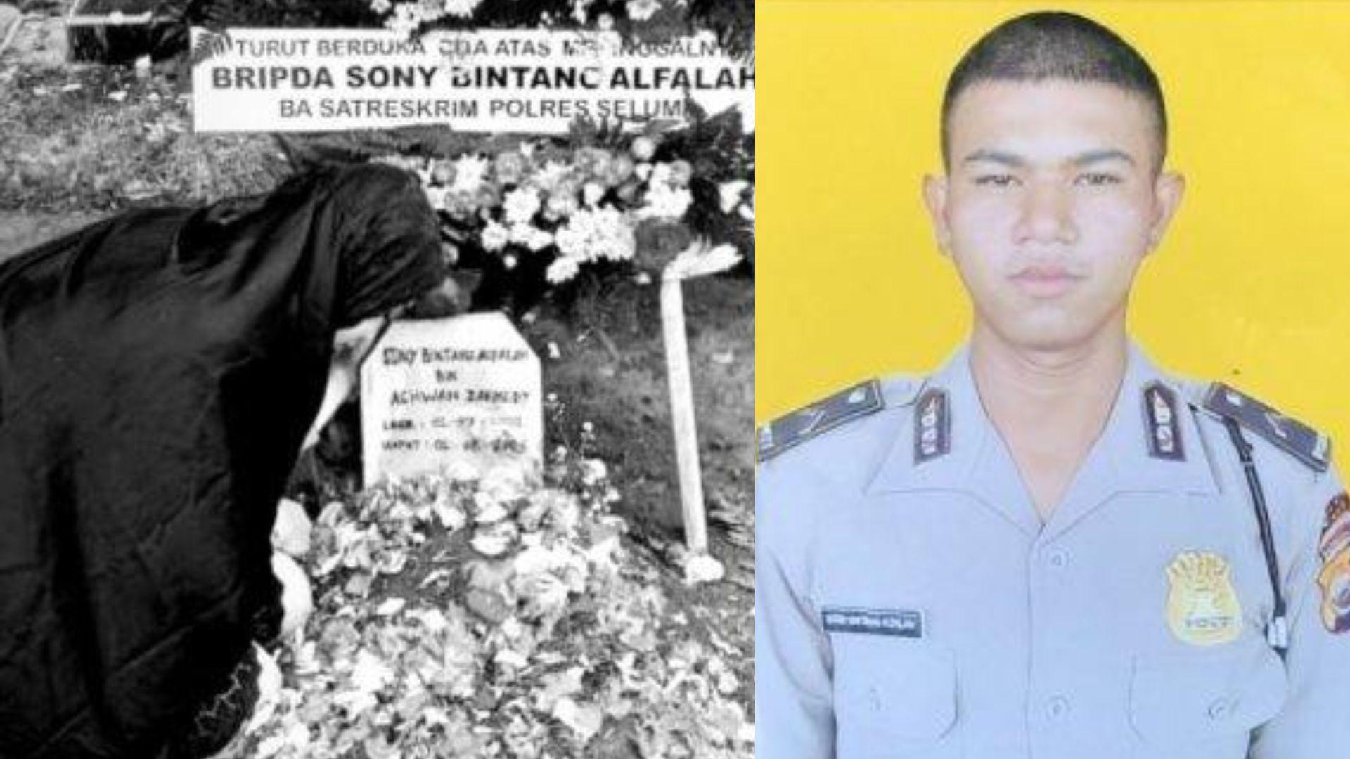 'Baru Kemarin' Tangis Kekasih Bripda Sony Polisi di Seluma yang Tewas Dibacok saat Tangkap Pelaku