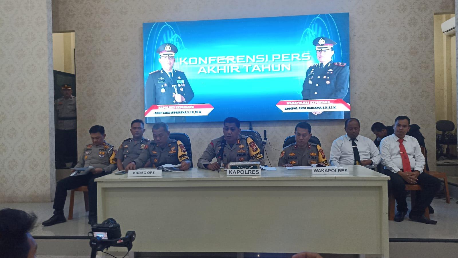 Polres Kepahiang Tangani 92 Kejahatan, Kekerasan Anak Paling Menonjol Sepanjang 2023