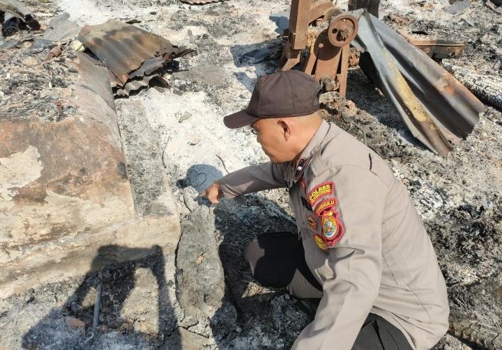 Polisi Selidiki Kematian Petani Kota Padang Rejang Lebong yang Tewas Terbakar Dalam Pondok Kebun