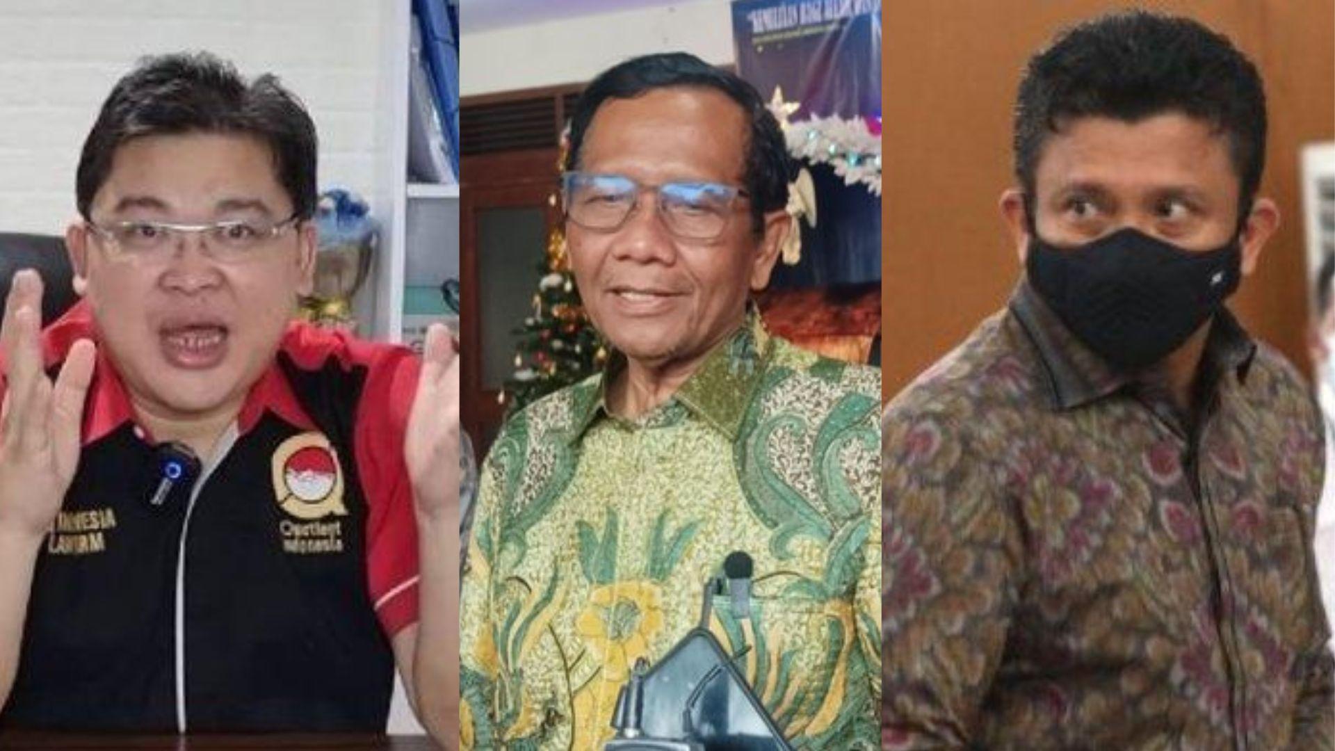 Mahfud MD Tanggapi Pernyataan Alvin Lim Soal Ferdy Sambo Tak Pernah Tidur di Lapas Salemba