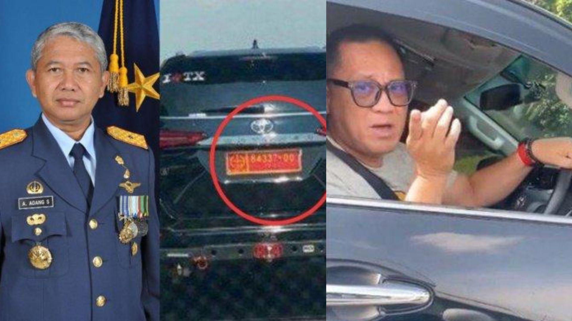 Marsda Purn Asep Adang Polisikan Pengemudi Fortuner Pakai Plat Dinas TNI Arogan Tabrak Mobil di Tol