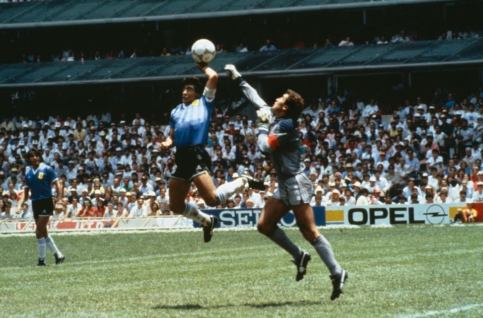Mengenang 'Gol Tangan Tuhan' Diego Maradona untuk Timnas Argentina Juara Piala Dunia 1986