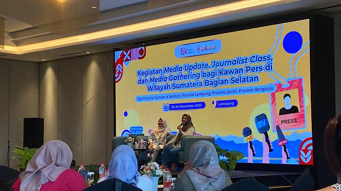 OJK Dorong Jurnalis Sumbagsel Perdalam Penulisan Berita Ekonomi & Keuangan