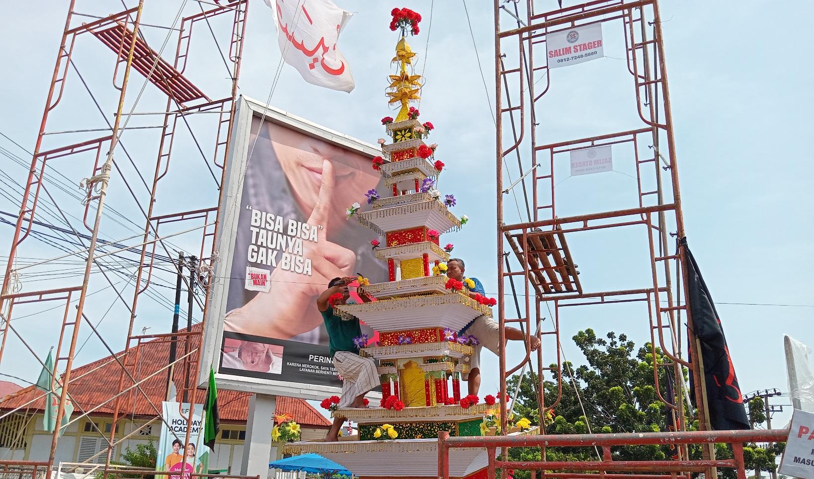 Jelang Penutupan Festival Tabut Bengkulu 2024, Malam Ini Ada Tabut Bersanding, Berikut Maknanya