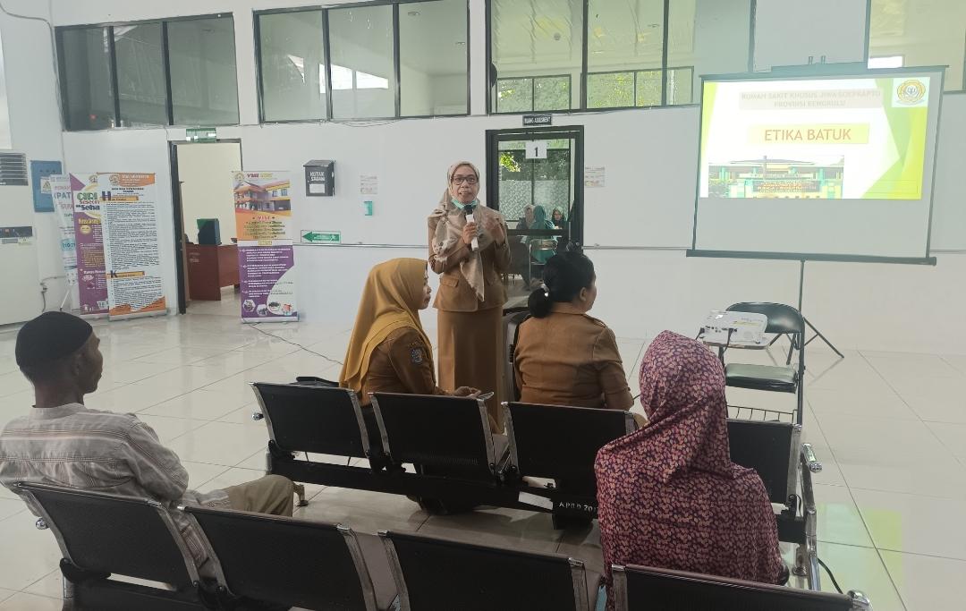 RSKJ Soeprapto Bengkulu Beri Penyuluhan soal Etika Batuk, Berikut Etika Batuk yang Baik