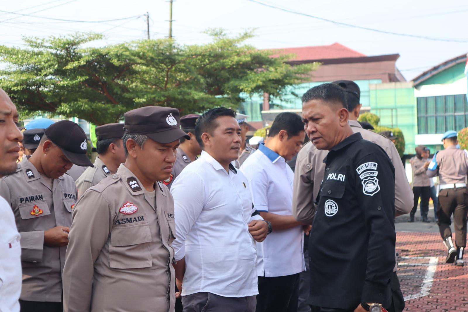 Handphone Seluruh Personel Polres Rejang Lebong Diperiksa, Antisipasi Praktik Judi Online