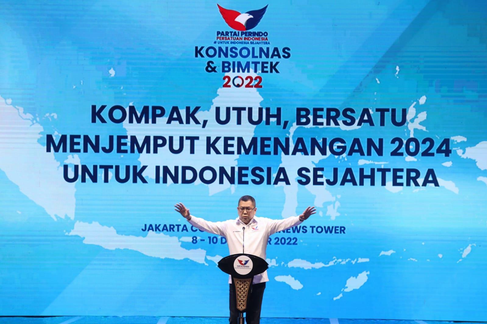 Pimpin Konsolidasi Nasional dan Bimtek Partai Perindo, Ini Instruksi HT Hadapi Pemilu 2024!