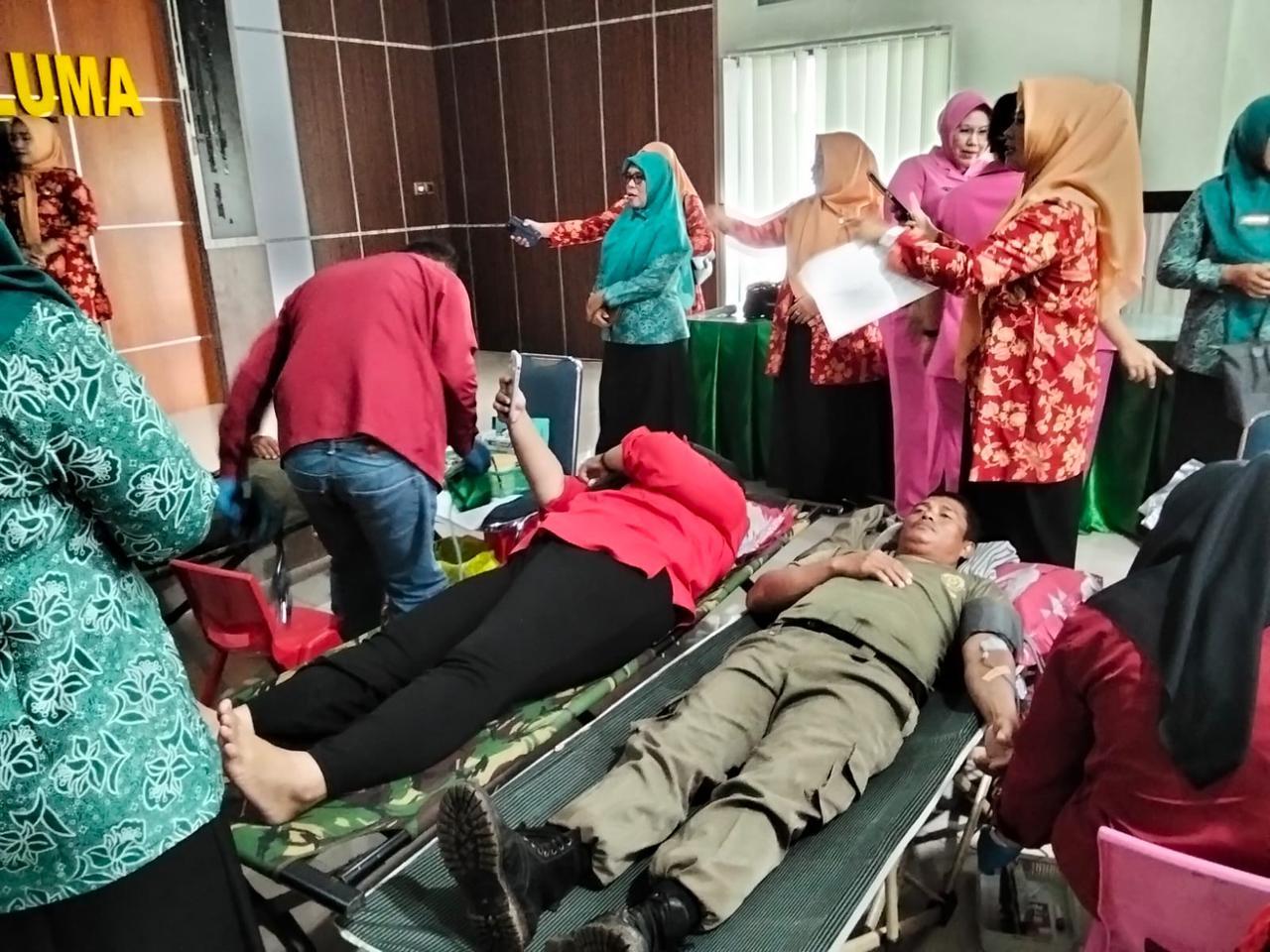 Sambut Hari Juang ke 80, Kodim 0425 Seluma Gelar Aksi Donor Darah