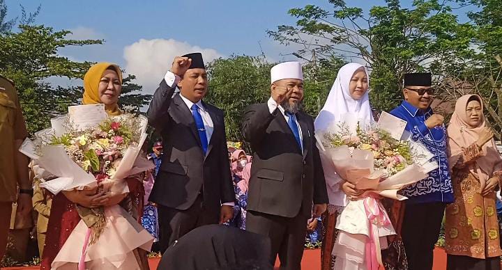 Momen Haru Helmi Hasan - Dedy Wahyudi Pamitan dengan ASN dan Warga Kota Bengkulu