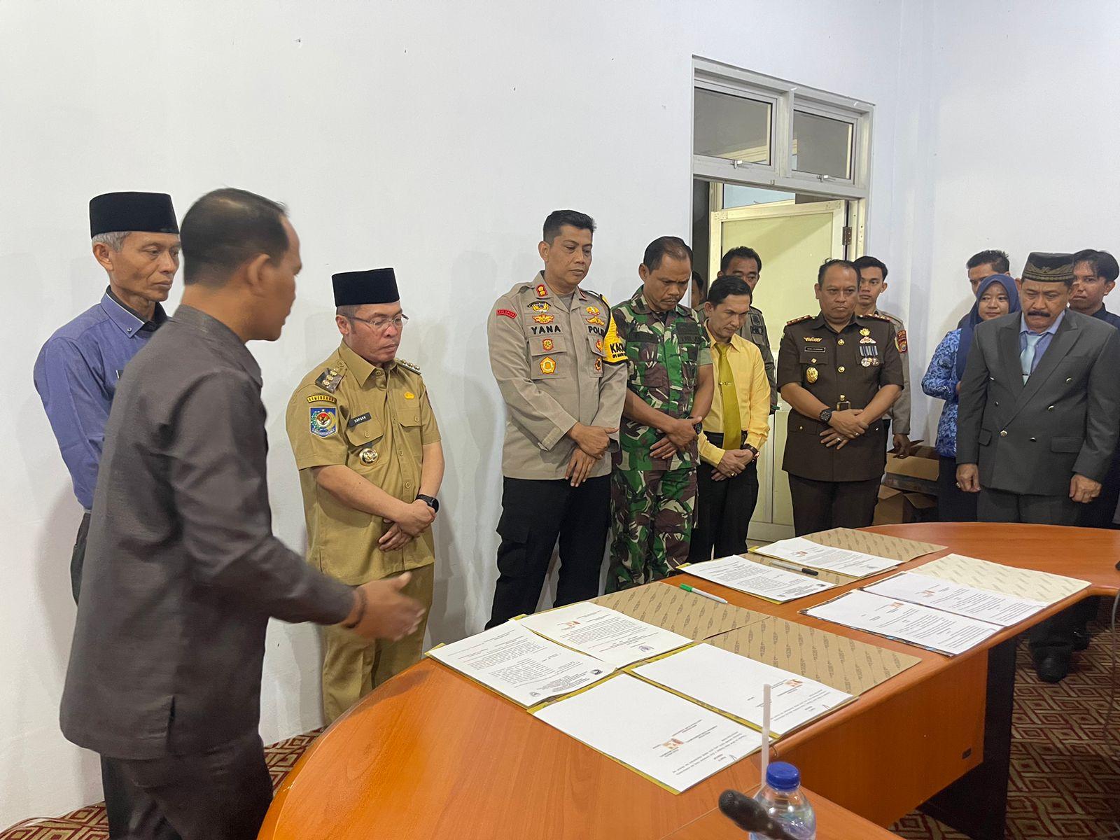 Polres-Kodim 0428 Terima Dana Hibah Rp 5,2 M dari Pemkab Mukomuko, Pengamanan Pilkada 2024