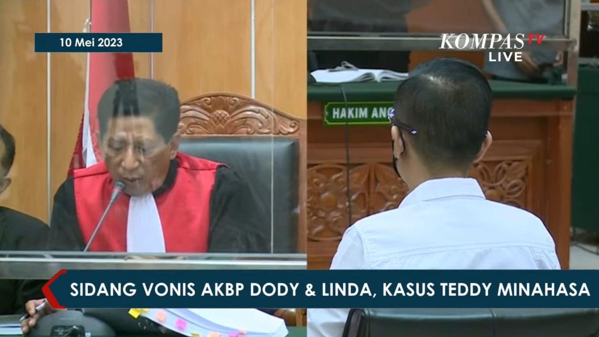 Detik-detik AKBP Dody Prawiranegara Divonis 17 Tahun Penjara Lebih Rendah dari Teddy Minahasa