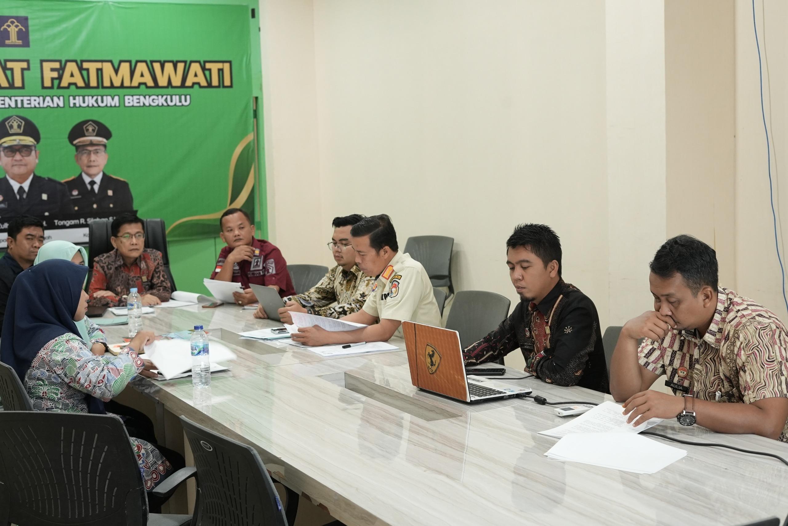 Kanwil Kemenkum Bengkulu Analisis dan Evaluasi Dua Perda Kabupaten Mukomuko