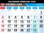 Kalender 2025: Penanggalan Hijriah dan Jawa Bulan Februari 2025, Kamis Legi Neptu 13