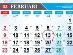 Kalender Februari 2025 : Penanggalan Jawa Weton 13 Februari, dengan Neptu, Wuku, Pasaran dan Hijriah