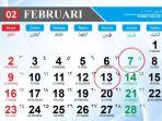 Kalender Februari 2025 : Penanggalan Jawa Weton 13 Februari, dengan Weton Jumat Kliwon 2025
