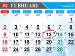 Kalender 2025: Penanggalan Jawa Weton 13 Februari, Lengkap Neptu, Wuku, Pasaran dan Hijriah