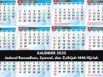 Kalender 2025 : Muhammadiyah Umumkan 1 Ramadhan, Syawal, dan Zulhijah 1446 Hijriah
