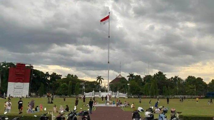 Bakal Jadi Alun-alun, Begini Keramaian di Lapangan Tegar Beriman Cibinong Kabupaten Bogor