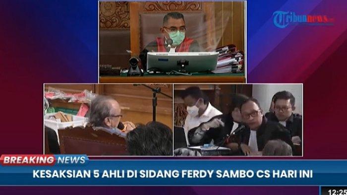 Bu PC Kekeuh Jadi Korban Pelecehan, Saksi Ahli Heran: Kenapa Ferdy Sambo Tak Minta Istrinya Visum?