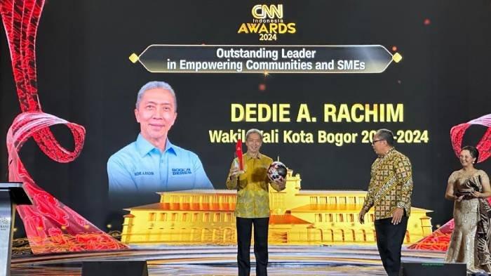 Calon Wali Kota Bogor Dedie Rachim Dapat Penghargaan dari CNN, Sukses Berdayakan Masyarakat dan UMKM