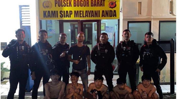 Ini Tampang 8 Anggota Gangster Bocimi dan TOM yang Ditangkap Polisi di Bogor Tadi Malam