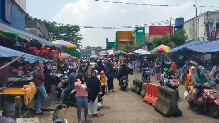 Jelang Bulan Ramadhan, Pedagang di Pasar Anyar Kota Bogor Diserbu Warga, Lalu Lintas Macet