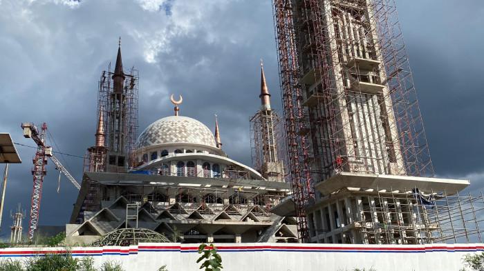 Baru Mencapai 82 Persen, Progres Pembangunan Masjid Raya Pakansari Bogor Terkendala Bahan Baku