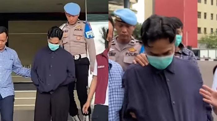 ONAD KENA KASUS NARKOBA - Publik figur Onadio Leonardo atau biasa dipanggil Onad menjalani pemeriksaan kesehatan didampingi Polisi, Minggu (2/11/2025).