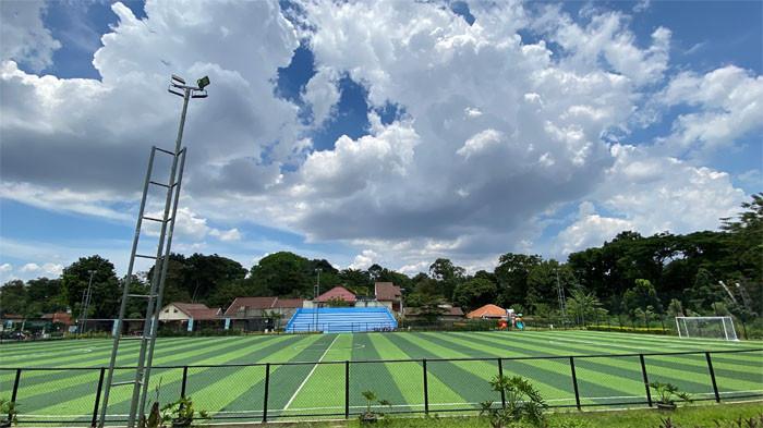 Renovasi Rampung, Pembukaan Lapangan Sepak Bola Manunggal Kota Bogor Masih Tunggu Hasil Kajian