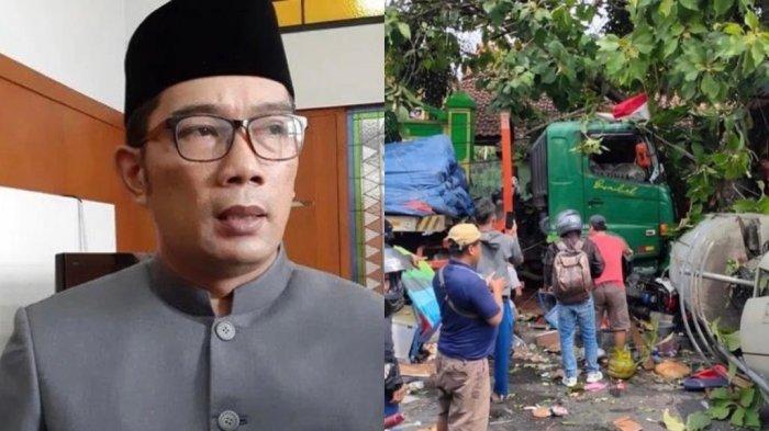 'FATAL' Kata Ridwan Kamil Tanggapi Kecelakaan Maut Truk Kontainer di Bekasi : Ini Kesekian Kalinya !