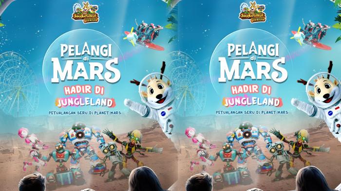 LIBUR LEBARAN - Sambut Libur Lebaran 2026, Jungleland Sentul Hadirkan Wahana Baru Immersive Pelangi di Mars 