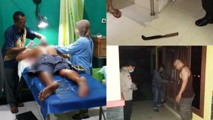 Gegara Dibangunkan Sholat, Pemuda di Pagu Bacok Ayahnya, Korban Kritis Karena Luka di Kepala & Leher