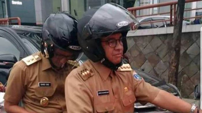 Ustaz Yusuf Mansur Posting Foto Anies-Sandi Motoran Pakai Baju Dinas, Begini Komentar Netizen