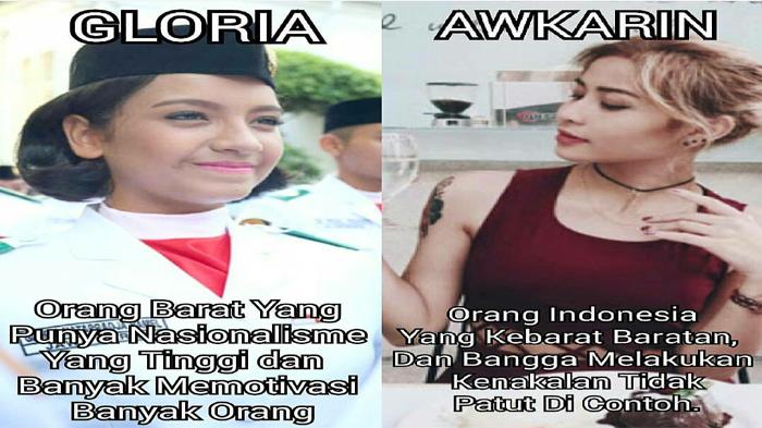 Meme Kocak Awkarin Viral di Dunia Maya, Dibandingkan Dengan Gloria Hamel Hingga Naruto