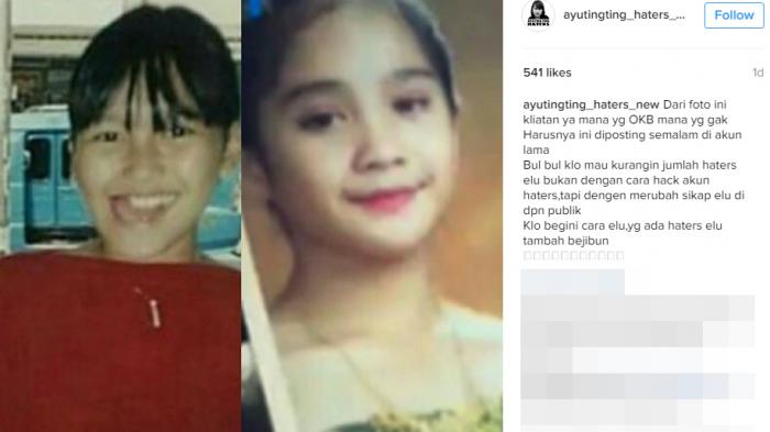 Ini Foto Kecil Nagita Slavina dan Ayu Ting Ting yang Bikin Haters Sebut OKB, Netter Fokus ke Pose