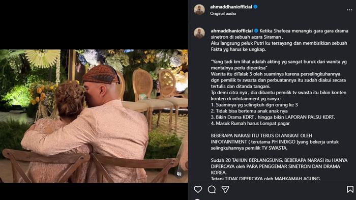 VIRAL AHMAD DHANI: Heboh postingan Ahmad Dhani soal seorang wanita yang diceraikan karena selingkuh dengan bos TV. Dhani disebut menyindir Maia Estianty.