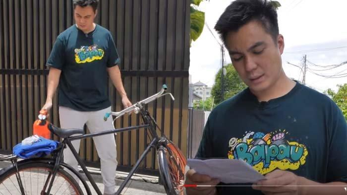 Demi Baim Wong, Pria Ini Kayuh Sepeda dari Madura, Suami Paula Curiga Baca Isi Surat : Serem !